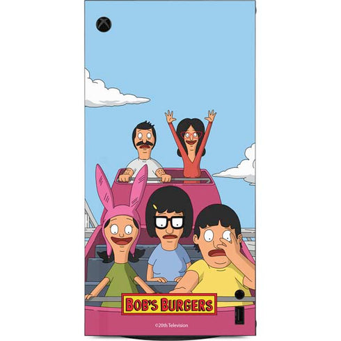 Bobs Burgers Roller Coaster XBox Series X Digital Edition Console Skin